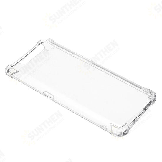 Air Cushion Corner Shockproof Transparent Soft TPU Protective Case for Samsung Galaxy A80 2019