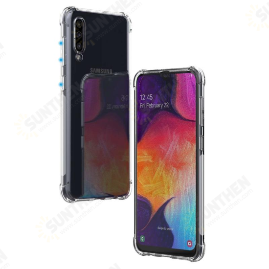 Air Cushion Corner Transparent TPU Shockproof Protective Case for Samsung Galaxy A50 2019