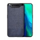 Anti-Fingerprint Canvas Splice Soft TPU Border Protective Case for Samsung Galaxy A80 2019