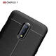 Anti-Fingerprint Soft Litchi Texture Silicone Protective Case For OnePlus 7