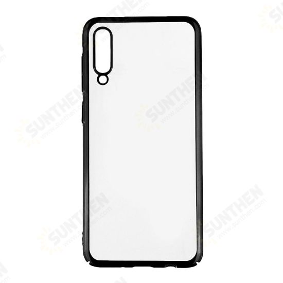 Anti-Scratch Transparent Plating Hard PC Protective Case for Samsung Galaxy A50 2019