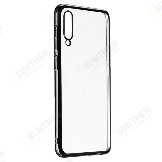 Anti-Scratch Transparent Plating Hard PC Protective Case for Samsung Galaxy A50 2019