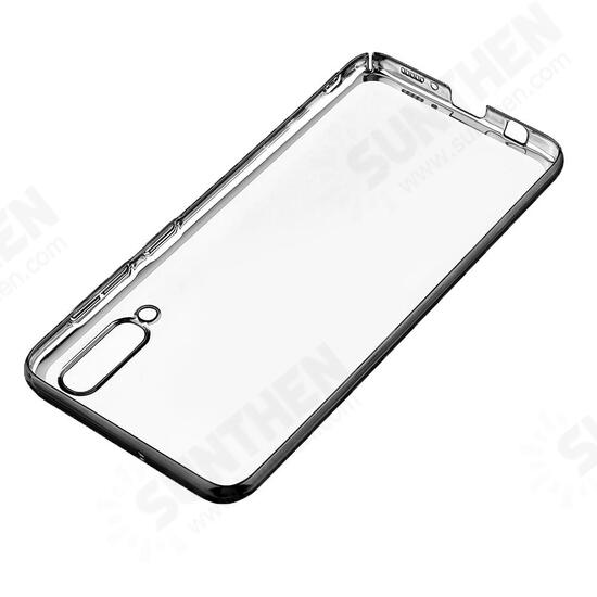 Anti-Scratch Transparent Plating Hard PC Protective Case for Samsung Galaxy A50 2019