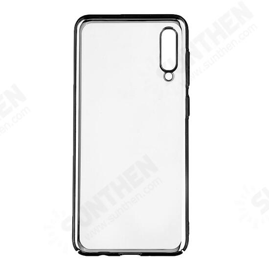 Anti-Scratch Transparent Plating Hard PC Protective Case for Samsung Galaxy A50 2019