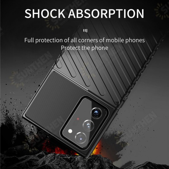 Anti-Slip Shockproof Soft Silicone Protective Case Back Cover for Samsung Galaxy Note 20 Ultra