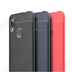 Anti-fingerprint Litchi Silicone Soft Protective Case for Xiaomi Redmi 7/ Redmi Y3 Non-original Anti-fingerprint Litchi Silicone Soft Protective Case for Xiaomi Redmi 7/ Redmi Y3 Non-original