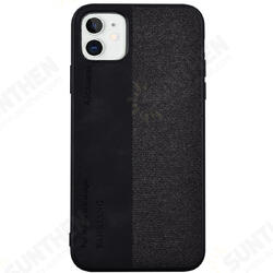 Anti-fingerprint Retro Canvas PU Leather Protective Case for iPhone 11 6.1 inch Anti-fingerprint Retro Canvas PU Leather Protective Case for iPhone 11 6.1 inch