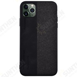 Anti-fingerprint Retro Canvas PU Leather Protective Case for iPhone 11 Pro Max 6.5 inch Anti-fingerprint Retro Canvas PU Leather Protective Case for iPhone 11 Pro Max 6.5 inch