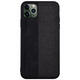 Anti-fingerprint Retro Canvas PU Leather Protective Case for iPhone 11 Pro Max 6.5 inch