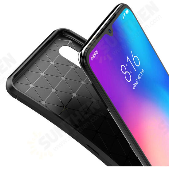 Anti-fingerprint Shockproof Soft TPU Protective Case For Xiaomi Mi9 Mi 9 / Xiaomi Mi9 Mi 9 Transparent Edition Non-original