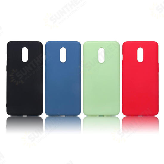 Anti-scratch Anti-fingerprint Liquid Silicone Protective Case for OnePlus 7