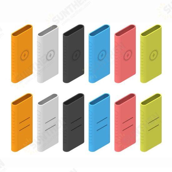 Anti-scratch Soft Silicone Protective Case Cover for Xiaomi 10000mAh Power Bank 3 Non-original