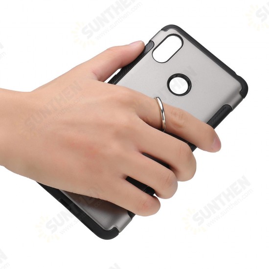 Anti-slip Shock-proof 360° Adjustable Ring Holder Protective Case for Xiaomi Mi Max 3