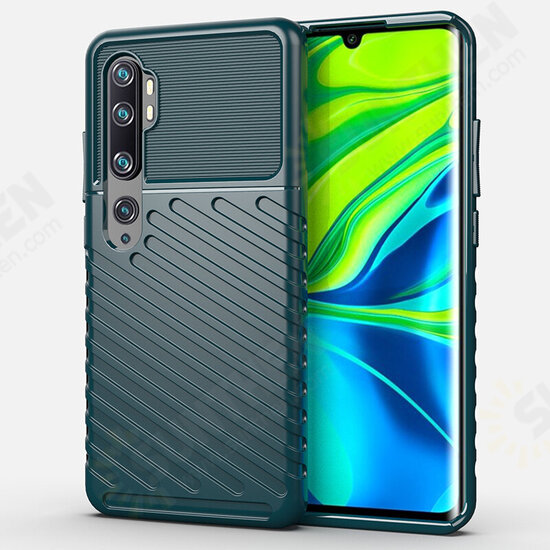 Military Protect Rugged Shockproof Anti-Fingerprint Soft TPU Protective Case for Xiaomi Mi Note 10 / Mi Note 10 Pro / Xiaomi Mi CC9 Pro Non-original