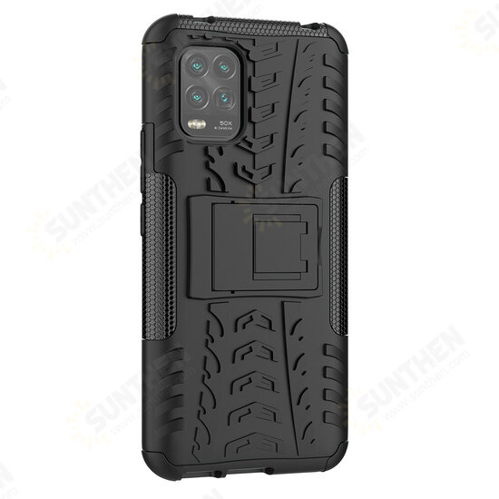 Shock-Proof Hard PC with Folded Stand Protective Case for Xiaomi Mi 10 Lite Non-original Shock-Proof Hard PC with Folded Stand Protective Case for Xiaomi Mi 10 Lite Non-original