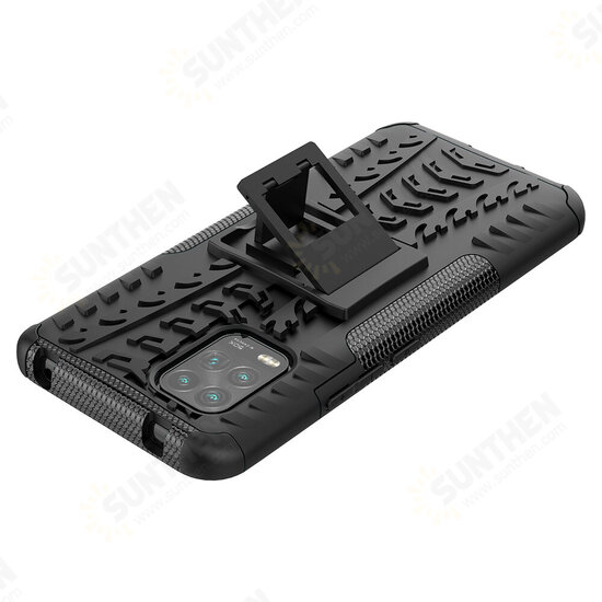 Shock-Proof Hard PC with Folded Stand Protective Case for Xiaomi Mi 10 Lite Non-original Shock-Proof Hard PC with Folded Stand Protective Case for Xiaomi Mi 10 Lite Non-original