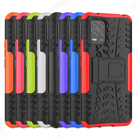 Shock-Proof Hard PC with Folded Stand Protective Case for Xiaomi Mi 10 Lite Non-original Shock-Proof Hard PC with Folded Stand Protective Case for Xiaomi Mi 10 Lite Non-original