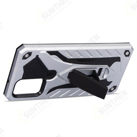 Shockproof Anti-Fingerprint with Ring Bracket Stand PC + TPU Protective Case for Samsung Galaxy S20 / Galaxy S20 5G 2020 Shockproof Anti-Fingerprint with Ring Bracket Stand PC + TPU Protective Case for Samsung Galaxy S20 / Galaxy S20 5G 2020