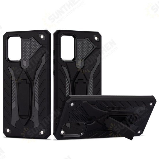 Shockproof Anti-Fingerprint with Ring Bracket Stand PC + TPU Protective Case for Samsung Galaxy S20 / Galaxy S20 5G 2020 Shockproof Anti-Fingerprint with Ring Bracket Stand PC + TPU Protective Case for Samsung Galaxy S20 / Galaxy S20 5G 2020