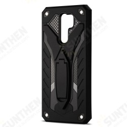 Shockproof Anti-Fingerprint with Ring Bracket Stand PC + TPU Protective Case for Xiaomi Redmi 9 Non-original Shockproof Anti-Fingerprint with Ring Bracket Stand PC + TPU Protective Case for Xiaomi Redmi 9 Non-original