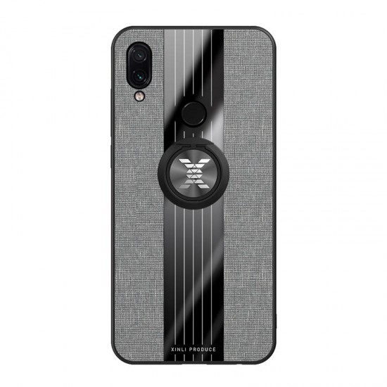 Shockproof Magnetic Ring Stand Cloth Protective Case For Xiaomi Redmi Note 7/ Redmi Note 7 pro