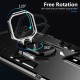 Shockproof Magnetic with 360 Rotation Finger Ring Holder Stand PC Protective Case for Huawei P40 Pro
