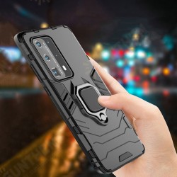 Shockproof Magnetic with 360 Rotation Finger Ring Holder Stand PC Protective Case for Huawei P40 Pro Shockproof Magnetic with 360 Rotation Finger Ring Holder Stand PC Protective Case for Huawei P40 Pro