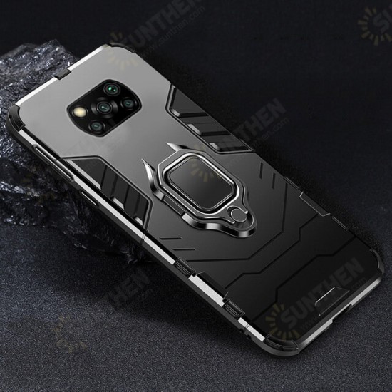 Shockproof Magnetic with 360 Rotation Finger Ring Holder Stand PC Protective Case for POCO X3 PRO / POCO X3 NFC Case Shockproof Magnetic with 360 Rotation Finger Ring Holder Stand PC Protective Case for POCO X3 PRO / POCO X3 NFC Case