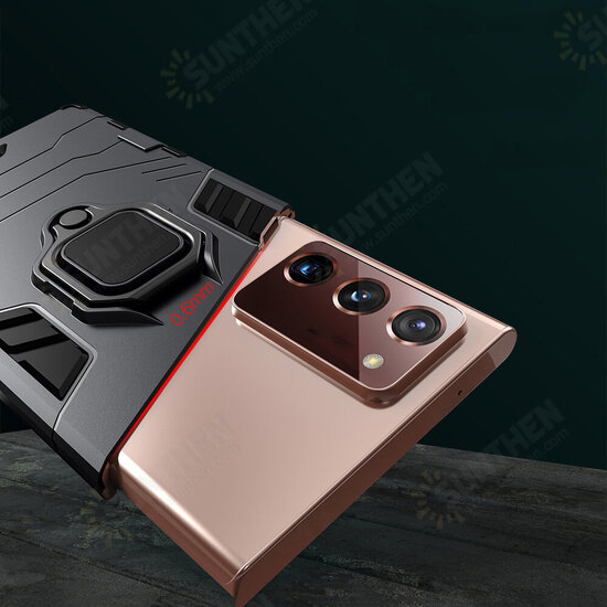 Shockproof Magnetic with 360 Rotation Finger Ring Holder Stand PC Protective Case for Samsung Galaxy Note 20 / Galaxy Note20 5G Shockproof Magnetic with 360 Rotation Finger Ring Holder Stand PC Protective Case for Samsung Galaxy Note 20 / Galaxy Note20 5G