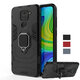 Shockproof Magnetic with 360 Rotation Finger Ring Holder Stand PC Protective Case for Xiaomi Redmi Note 9 Non-original