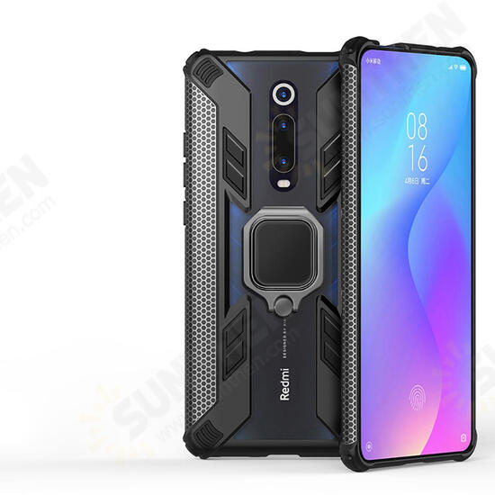 Shockproof Ring Holder Hard PC Protective Case For Xiaomi Mi9T / Xiaomi Mi 9T Pro / Xiaomi Redmi K20 / Redmi K20 Pro Non-original