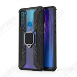 Shockproof Ring Holder Hard PC Protective Case For Xiaomi Redmi Note 8 Non-original Shockproof Ring Holder Hard PC Protective Case For Xiaomi Redmi Note 8 Non-original