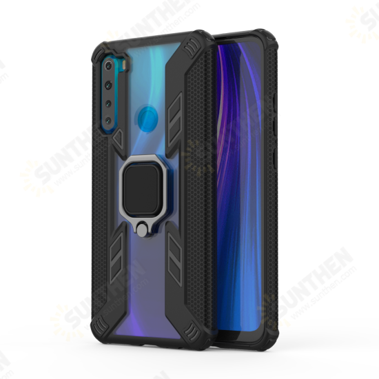 Shockproof Ring Holder Hard PC Protective Case For Xiaomi Redmi Note 8 Non-original