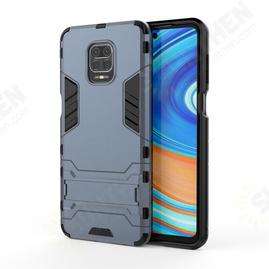 Shockproof with Stand Holder Protective Case for Xiaomi Redmi Note 9S / Redmi Note 9 Pro / Redmi Note 9 Pro Max Non-original