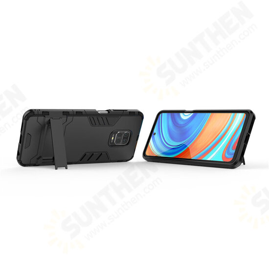 Shockproof with Stand Holder Protective Case for Xiaomi Redmi Note 9S / Redmi Note 9 Pro / Redmi Note 9 Pro Max Non-original