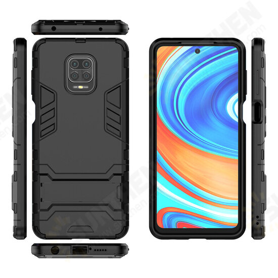 Shockproof with Stand Holder Protective Case for Xiaomi Redmi Note 9S / Redmi Note 9 Pro / Redmi Note 9 Pro Max Non-original