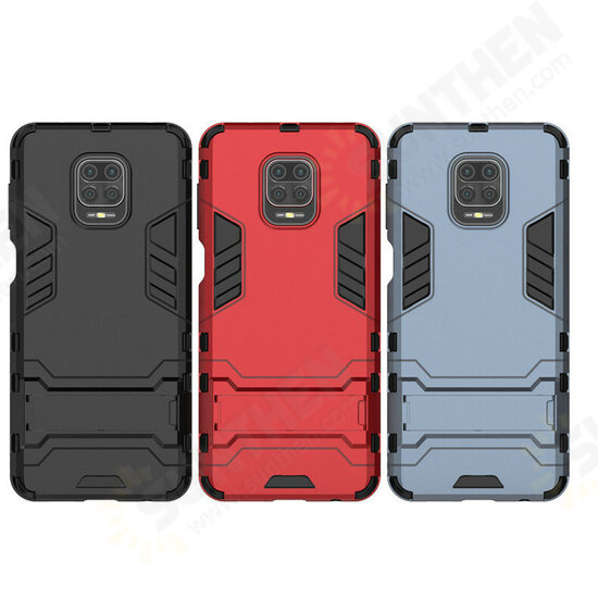 Shockproof with Stand Holder Protective Case for Xiaomi Redmi Note 9S / Redmi Note 9 Pro / Redmi Note 9 Pro Max Non-original