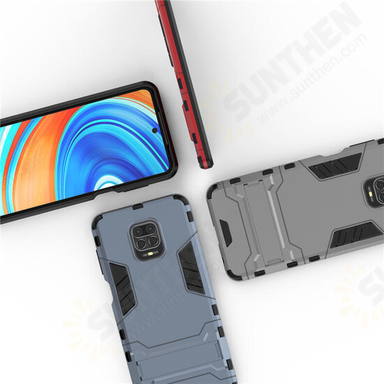 Shockproof with Stand Holder Protective Case for Xiaomi Redmi Note 9S / Redmi Note 9 Pro / Redmi Note 9 Pro Max Non-original