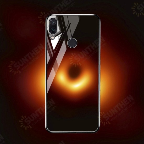 Black Hole Scratch Resistant Tempered Glass Protective Case For Samsung Galaxy M20 2019