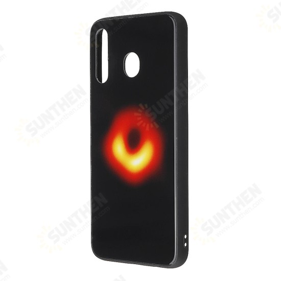 Black Hole Scratch Resistant Tempered Glass Protective Case For Samsung Galaxy M30 2019