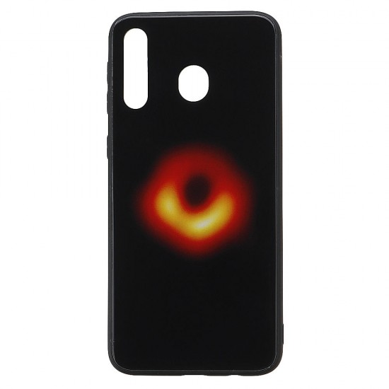 Black Hole Scratch Resistant Tempered Glass Protective Case For Samsung Galaxy M30 2019