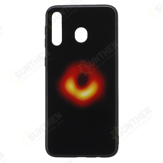 Black Hole Scratch Resistant Tempered Glass Protective Case For Samsung Galaxy M30 2019