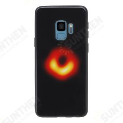 Black Hole Scratch Resistant Tempered Glass Protective Case For Samsung Galaxy S9