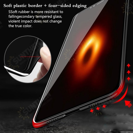 Black Holes Collapsar Hard Tempered Glass&Soft TPU Protective Case For Huawei Honor 8X