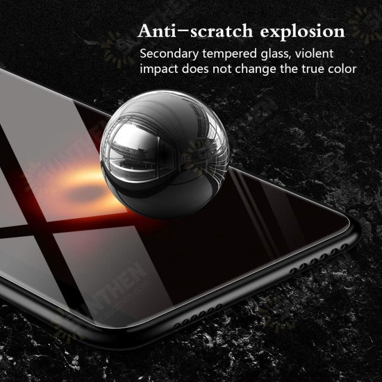 Black Holes Collapsar Hard Tempered Glass&Soft TPU Protective Case For Huawei Honor 8X