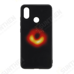 Black Holes Collapsar Hard Tempered Glass&Soft TPU Protective Case For Xiaomi Mi 8 Non-original