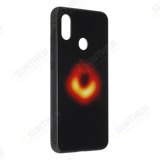 Black Holes Collapsar Hard Tempered Glass&Soft TPU Protective Case For Xiaomi Mi 8 Non-original