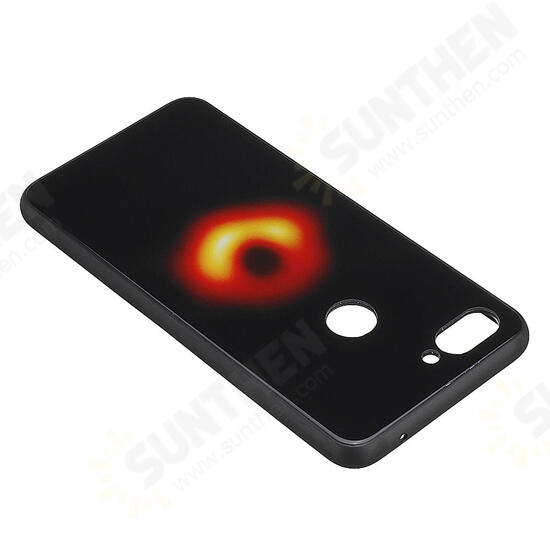 Black Holes Collapsar Tempered Glass&Soft TPU Protective Case For Xiaomi Mi 8 Lite Non-original