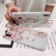 Blossom Embossed Soft Silicone Protective Case with Wristband Holder for iPhone XS MAX XR X for iPhone 7 6 6S 8 Plus Back Cover Blossom Embossed Soft Silicone Protective Case with Wristband Holder for iPhone XS MAX XR X for iPhone 7 6 6S 8 Plus Back Cover