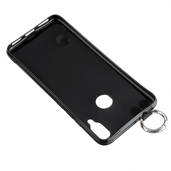 Blue Ray Wrist Strap Shockproof Soft Silicone Protective Case for Xiaomi Redmi Note 7 / Note 7 Pro Non-original